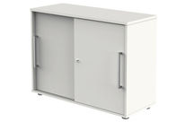 Armoire à portes coulissantes hauteur 75cm 1 tablette hauteur 75cm