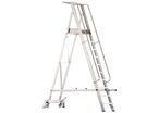 Solide - Plateforme mobile pliable PIR 10 marches Aluminium - Hauteur de travail 2.50m - Charge 150kg - Éco-responsable