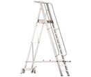 Solide - Plateforme mobile pliable PIR 10 marches Aluminium - Hauteur de travail 2.50m - Charge 150kg - Éco-responsable