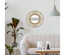Miroir Rond en Bambou 70cm