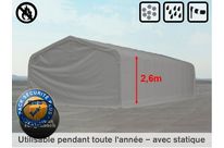 Hall de stockage 6m x 12m gris
