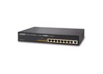 Switch PoE : 8-Port 10/100Mbps 802.3af PoE + 1-Port 10/100/1000Mbps Desktop Switch