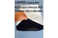 lot de 100 enveloppes pochettes A3 plastique opaque 350 x 450 mm