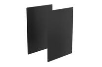 Lot de 2 habillages côtés en acier pour poubelle Alitri