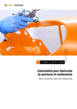 Solutions pour la mesure des couleurs dans les peintures et revêtements