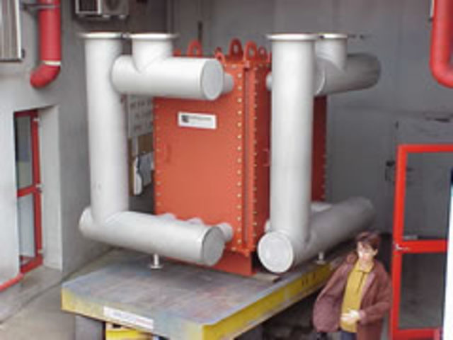 Echangeurs fluides chargés/fluides chargés