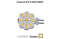 Ampoule G4 9 Leds SMD 5630 Blanc chaud (side) (12V/24V)