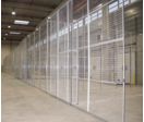 Cloison grillagée industrielle
