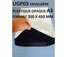 lot de 50 enveloppes pochettes A3 plastique opaque 350 x 450 mm
