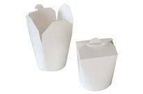 Pot à pâtes en carton blanc Firsmart 920 ml x 500 Firplast