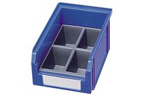 Plateau alvéolé 4 cases pour bac à bec plastique 1 litre