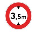 Panneaux routier "Limitation de hauteur" B12
