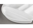 PLA 1082 -  Assiette compartimentée ø 241 5 alvéoles
