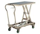 Table élévatrice mobile en inox