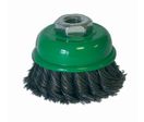 Brosse coupelle GERLON - acier torsadé - Ø80 mm - brins 25 mm - BZCE 
