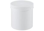 Pot Cylindrique 1L Polypropylène - Couvercle Vissant Inviolable - Usage Alimentaire - Recyclable