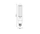 Ampoule LED E27 28W à Filament T46 4000lm Haute luminosité - Blanc Chaud 2300K - 3500K