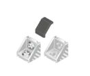 Plaque, filetage M8 Equerre de fixation Bosch Rexroth, profilé 45 mm, rainure 10 mm