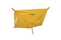 Justrite - Déflecteur de Fuite Plafond Boucles - 3000x3000mm Jaune Vinyle - Anti-Pollution &amp;amp; Déviation - Résistant Acides/Bases/Hydrocarbures