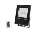 Projecteur LED RGB 30W Extérieur IP66 Plat NOIR