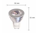 Ampoule LED GU10 3W RGB 220V M1 80°