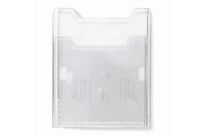 Exacompta - Box Mural A4 Vertical Cristal - Transparent - Polystyrène - 1 Compartiment - Présentoir Mural