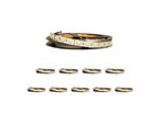 Pack de  10 - Bandeau LED 12V 5M 5050 60LED/m - Blanc Chaud 2300K - 3500K / IP20