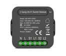 Module Double Interrupteur - Noir / Wifi