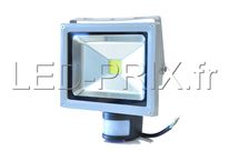 Projecteur led blanc froid 20 watts + détecteur de présence