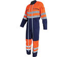 Combinaison Haute Visibilité Marine/Orange fluo