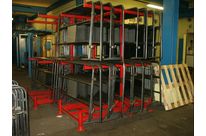 Rack support barrières