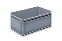 Bac gerbable norme europe 600x400x220 mm Plein - Poignées fermées