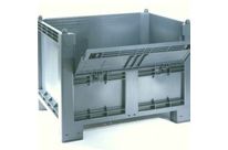 Caisse palette 550 litres - 1200x800x850 - porte - 4 pieds