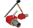 Brûleur à granulés Ø6-8 mm Pell Eco 35 KW régulateur intégrée avec Vis sans fin d´alimentation