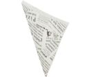 Cône papier GM FISH &amp; CHIPS 205X205X265 PPT PAPIER JOURNAL  (X1600) Firplast
