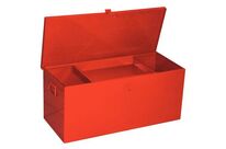 Snor - Coffre de chantier SN08 - 800x350x350mm - Tôle d&amp;#039;acier, 40kg max - Éco-responsable