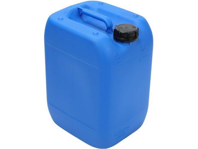 Manutan Expert - Jerrican Gerbable Homologué UN 10L Bleu - Usage Alimentaire - Polyéthylène Haute Densité - Recyclable