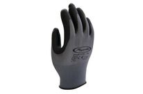 Gant polyamide gris enduit mousse nitrile noir sur paume et doigts Taille 9