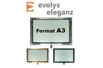 Panneau d'affichage A3 pour Poteaux EVOLYS &amp; ELEGANZ