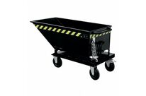 Petite benne basculante rectangulaire option copeaux