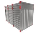 Container de stockage démontable grande hauteur 4 m | KOVOBEL FRANCE