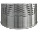 Corbeille à papier en acier inoxydable ajouré 15 litres