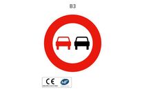 Panneau B3 Interdiction de dépasser