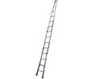 Échelle alu spéciale nettoyeur N - Pointe + plan intermédiaire + plan inférieur - Longueur :