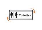 Plaque Signalétique Budget Alu-Sign 52 x 148 mm