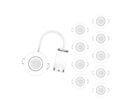 Pack de 10 - Spot LED étanche encastrable 6W Dimmable CCT BLANC IP65