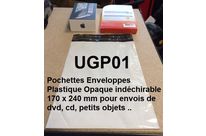 lot de 50 enveloppes pochettes A5 plastique opaque 170 x 240 mm