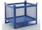 Caisses-palettes grillagées fermées 