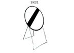 Panneau temporaire BK31 fin de toutes les interdictions