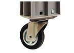 4 roulettes pivotantes pour caisse palette Axis